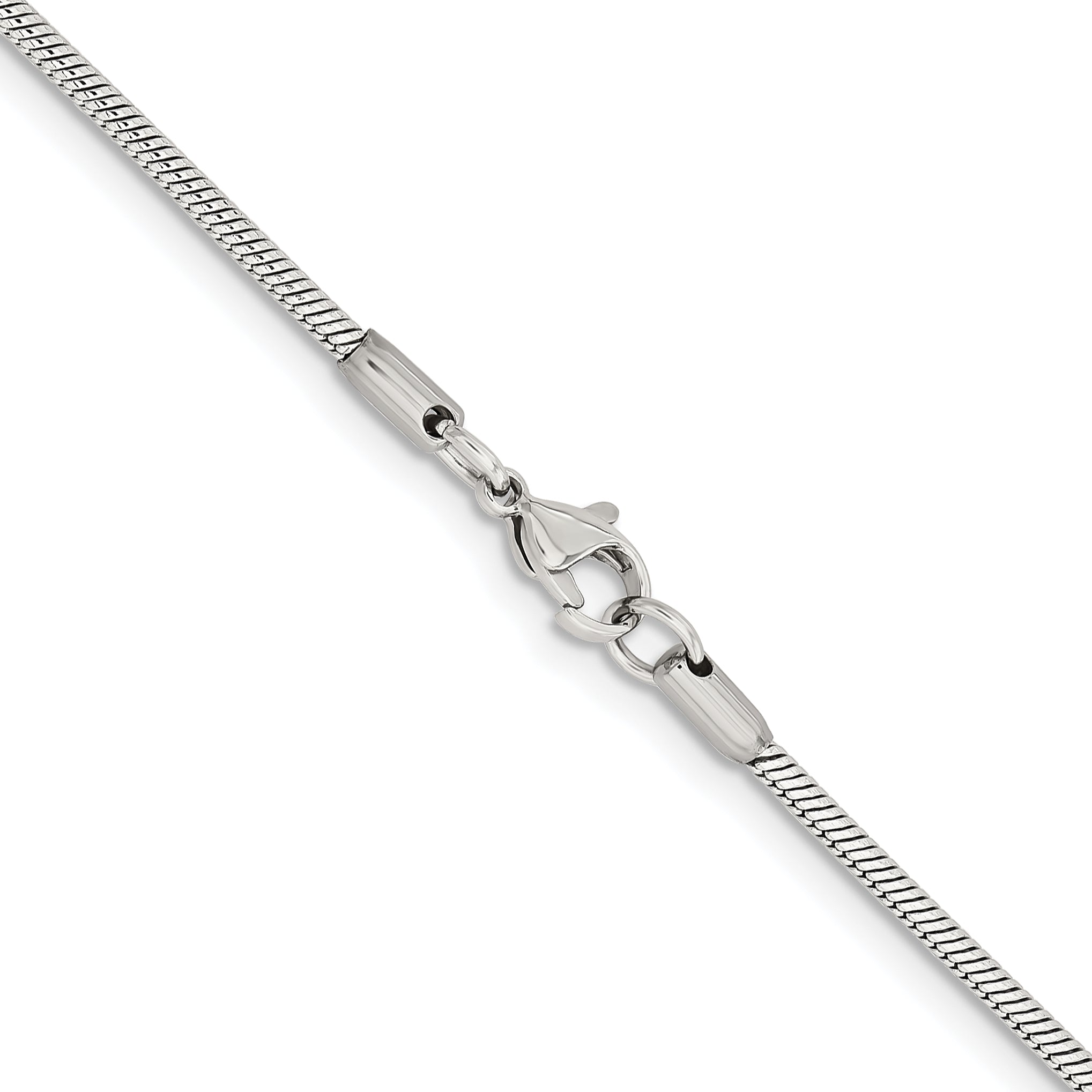 Stainless Steel Snake Chain Necklace 2mm