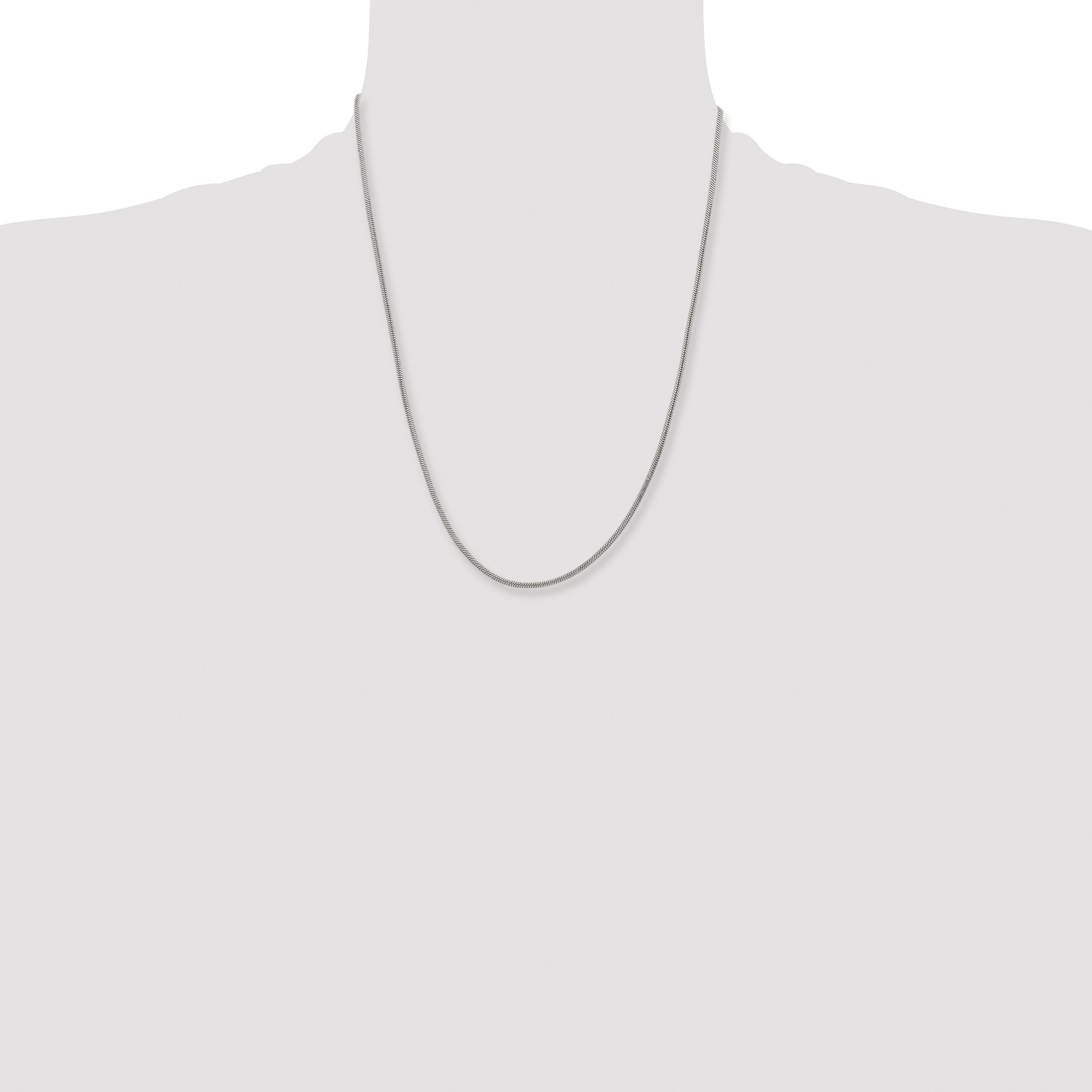 Chisel Stainless Steel Polished 2mm 22 inch Snake Chain