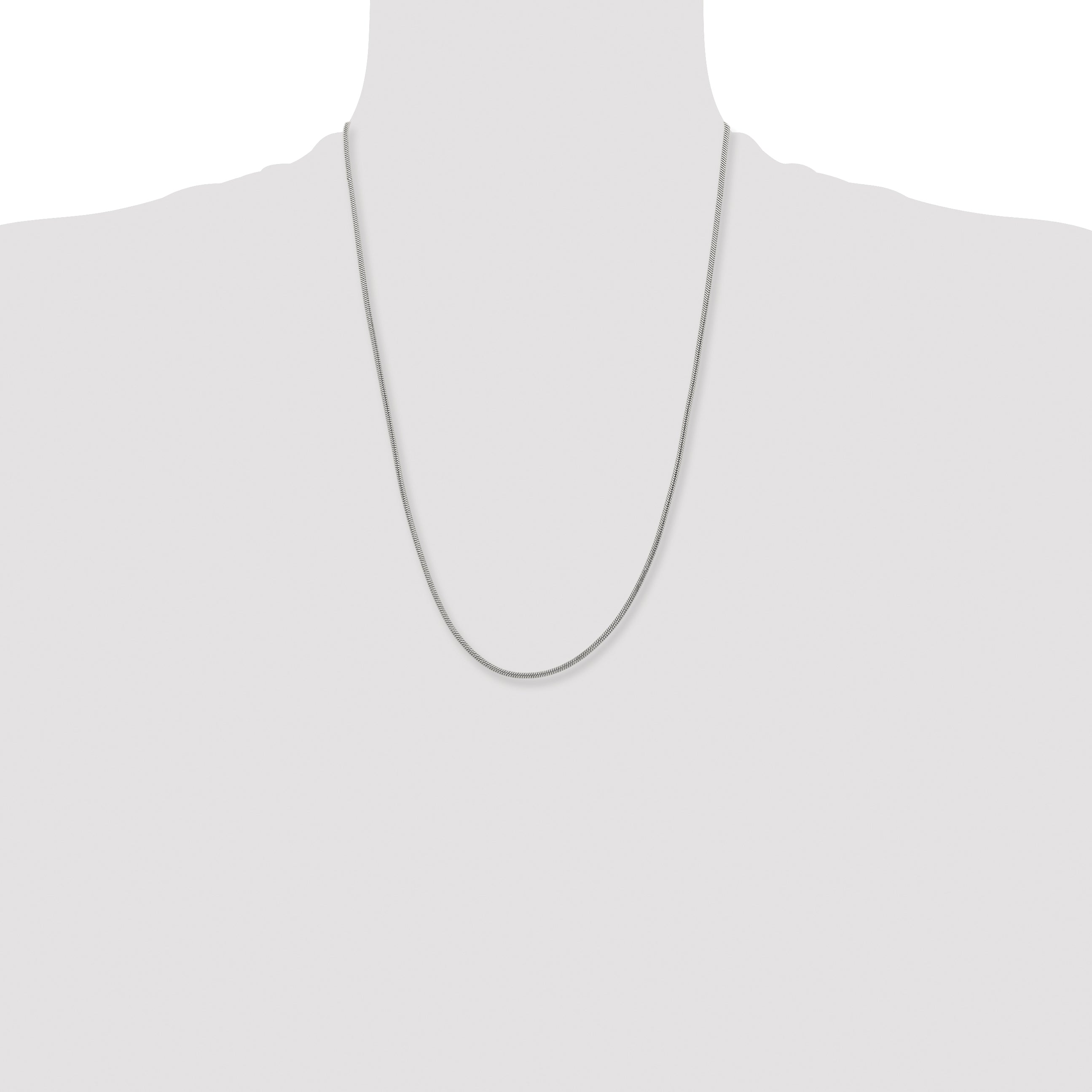Chisel Stainless Steel Polished 2mm Snake Chain