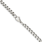 Chisel Stainless Steel Polished 4mm Box Chain