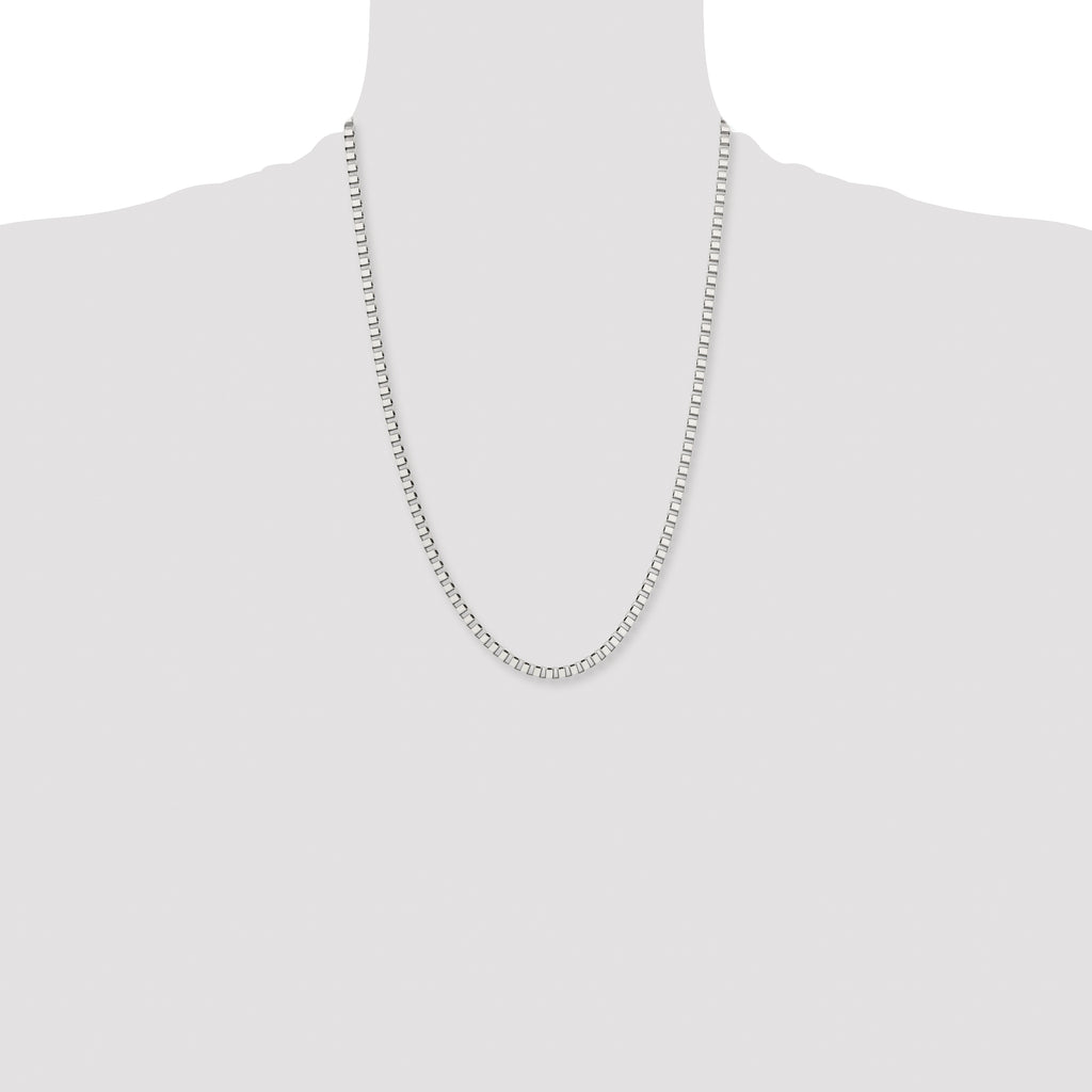 Chisel Stainless Steel Polished 4mm Box Chain