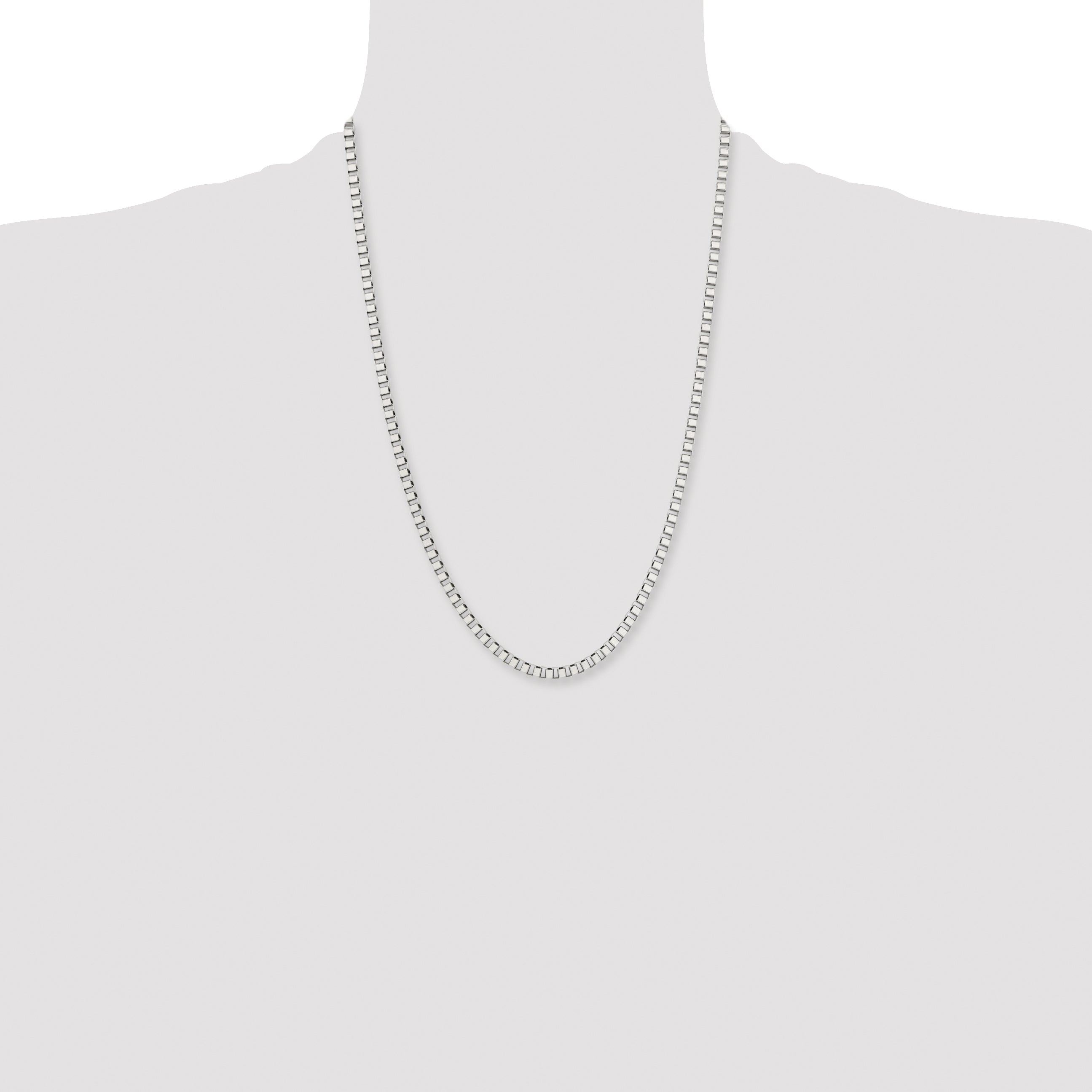 Chisel Stainless Steel Polished 4mm Box Chain