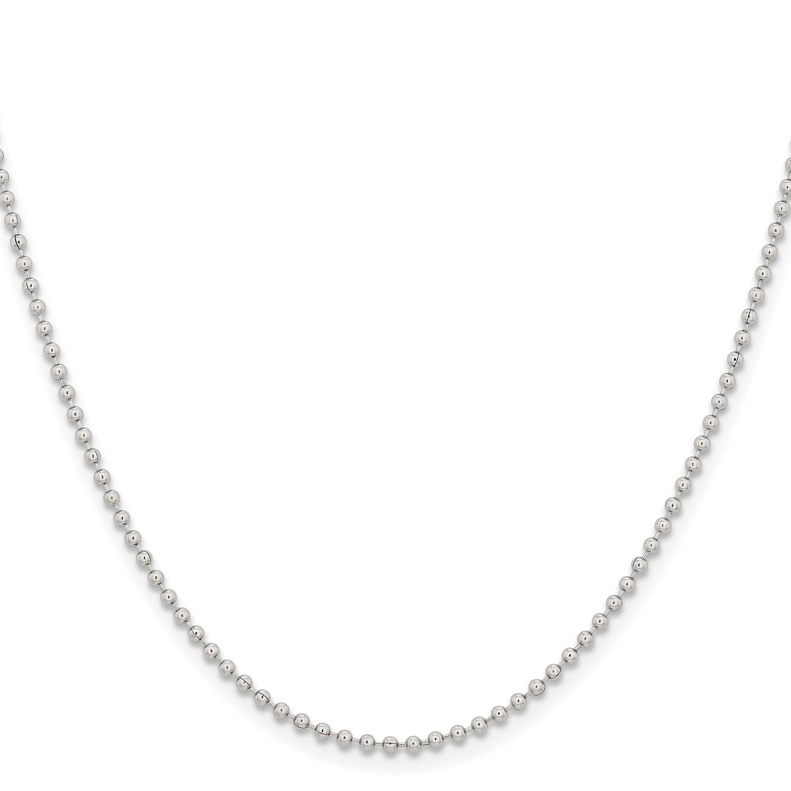 Chisel Stainless Steel Polished 2mm Ball Chain Secondary image