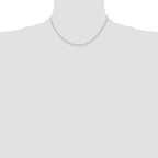 Stainless Steel Beaded Chain Necklace 2mm