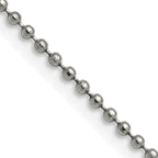 Chisel Stainless Steel Polished 2mm Ball Chain