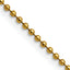 Stainless Steel Beaded Chain Necklace 2mm