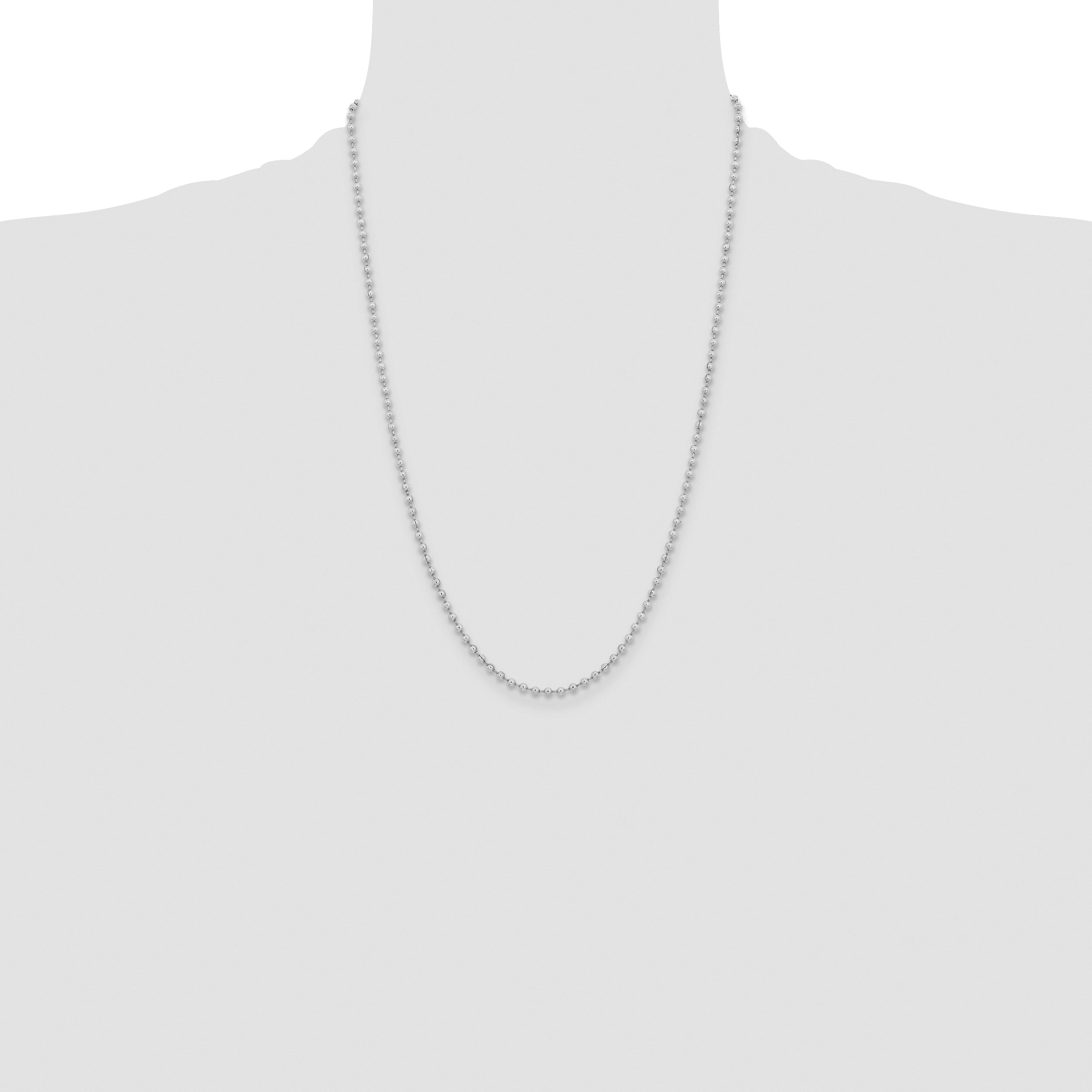 Chisel Stainless Steel Polished 3mm 24 inch Ball Chain