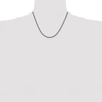 Stainless Steel Beaded Chain Necklace 3mm