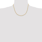 Stainless Steel Beaded Chain Necklace 3mm