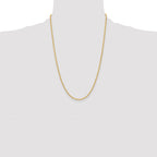Chisel Stainless Steel Polished Yellow IP-plated 3mm Ball Chain