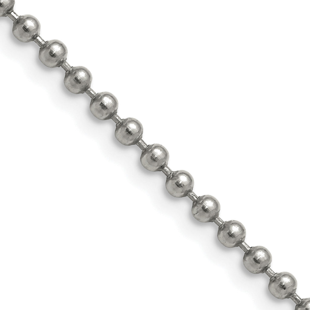 Chisel Stainless Steel Polished 3mm Ball Chain