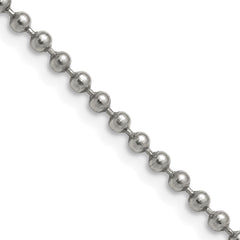 Chisel Stainless Steel Polished 3mm 24 inch Ball Chain