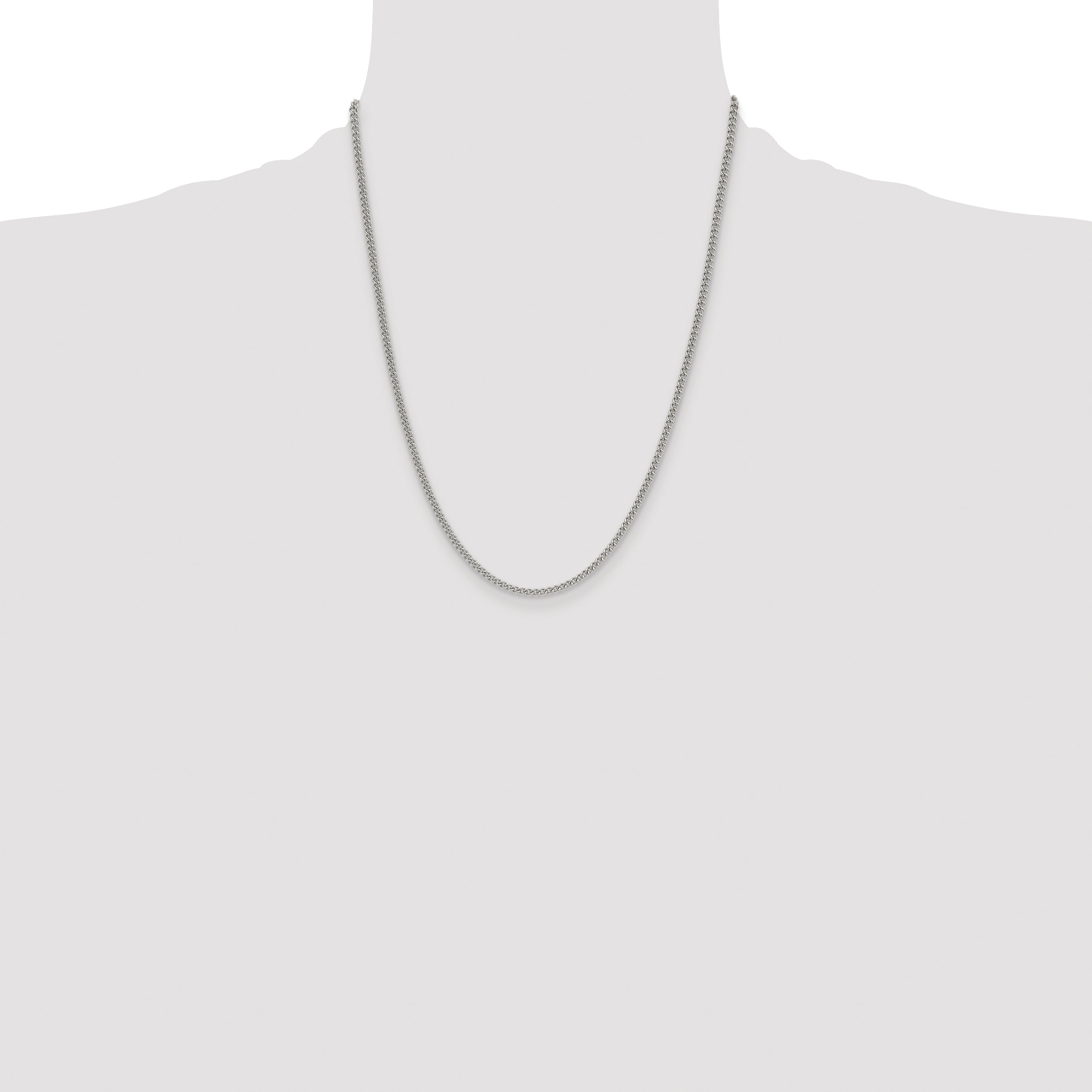 Chisel Stainless Steel Polished 3mm 22 inch Curb Chain