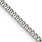 Stainless Steel Curb Chain Necklace 3mm