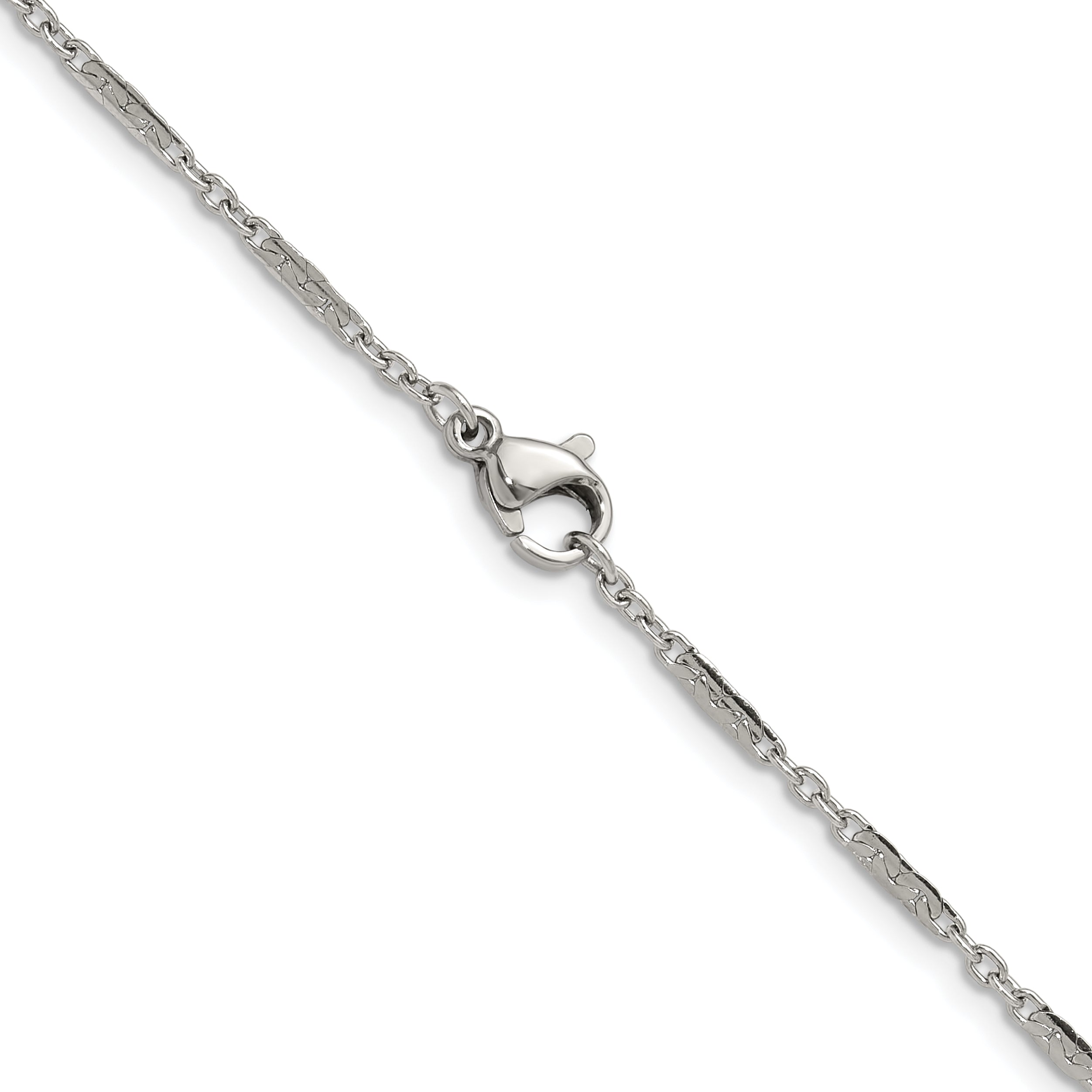 Chisel Stainless Steel Polished 1.8mm Fancy Link Chain