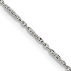 Chisel Stainless Steel Polished 1.8mm Fancy Link Chain