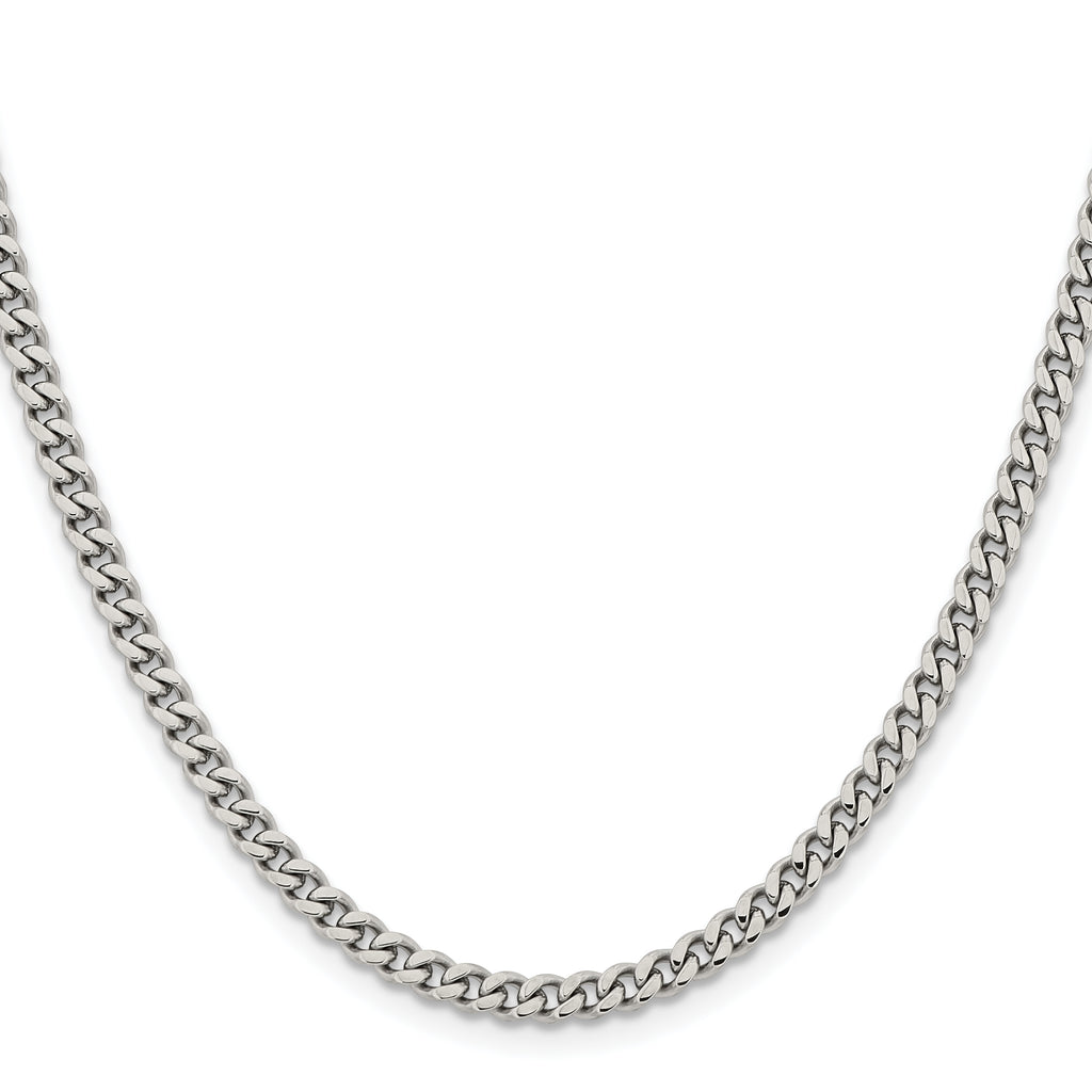 Chisel Stainless Steel Polished 4mm Curb Chain