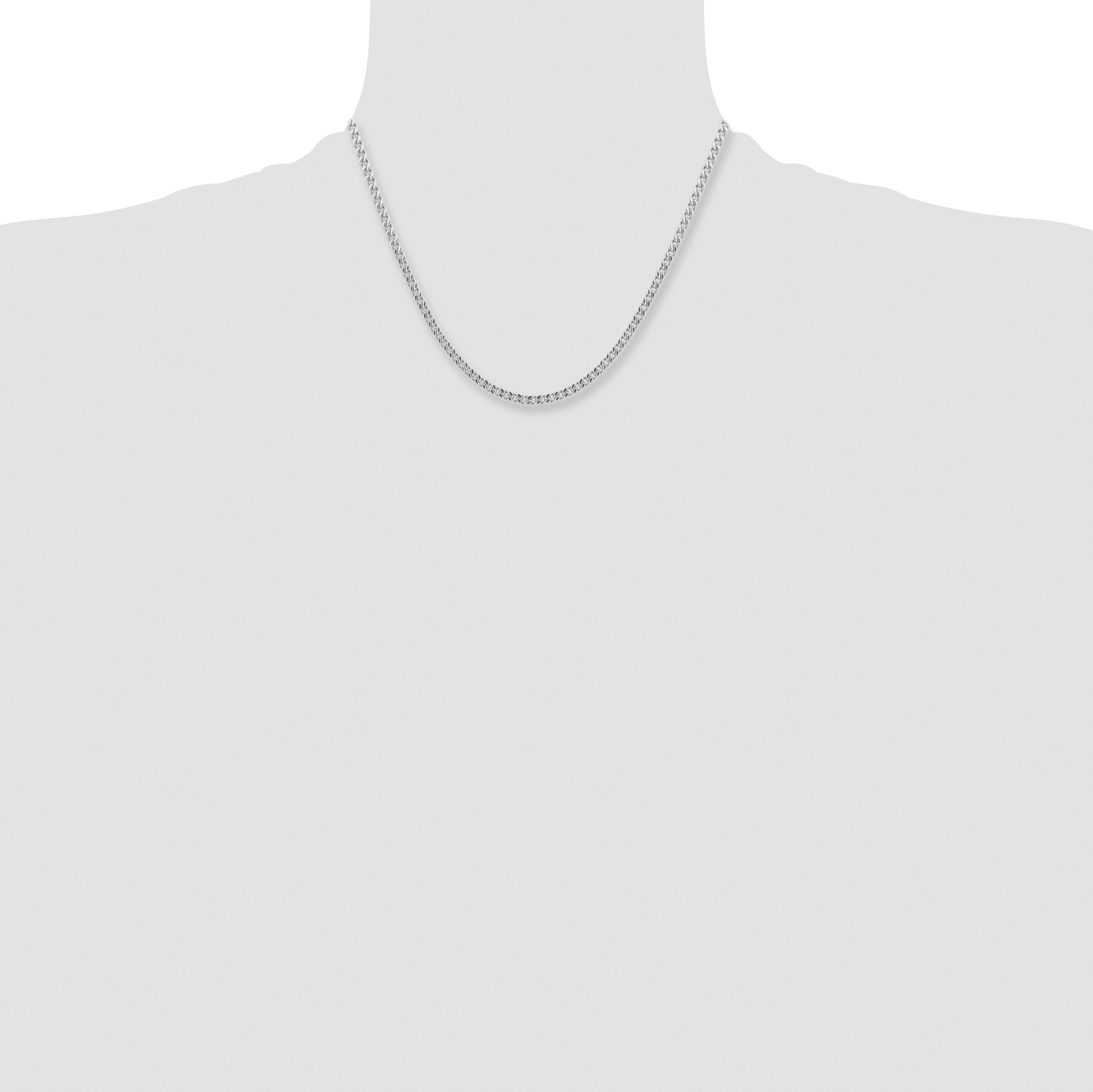 Stainless Steel Curb Chain Necklace 4mm