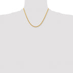 Chisel Stainless Steel Polished Yellow IP-plated 4mm Curb Chain