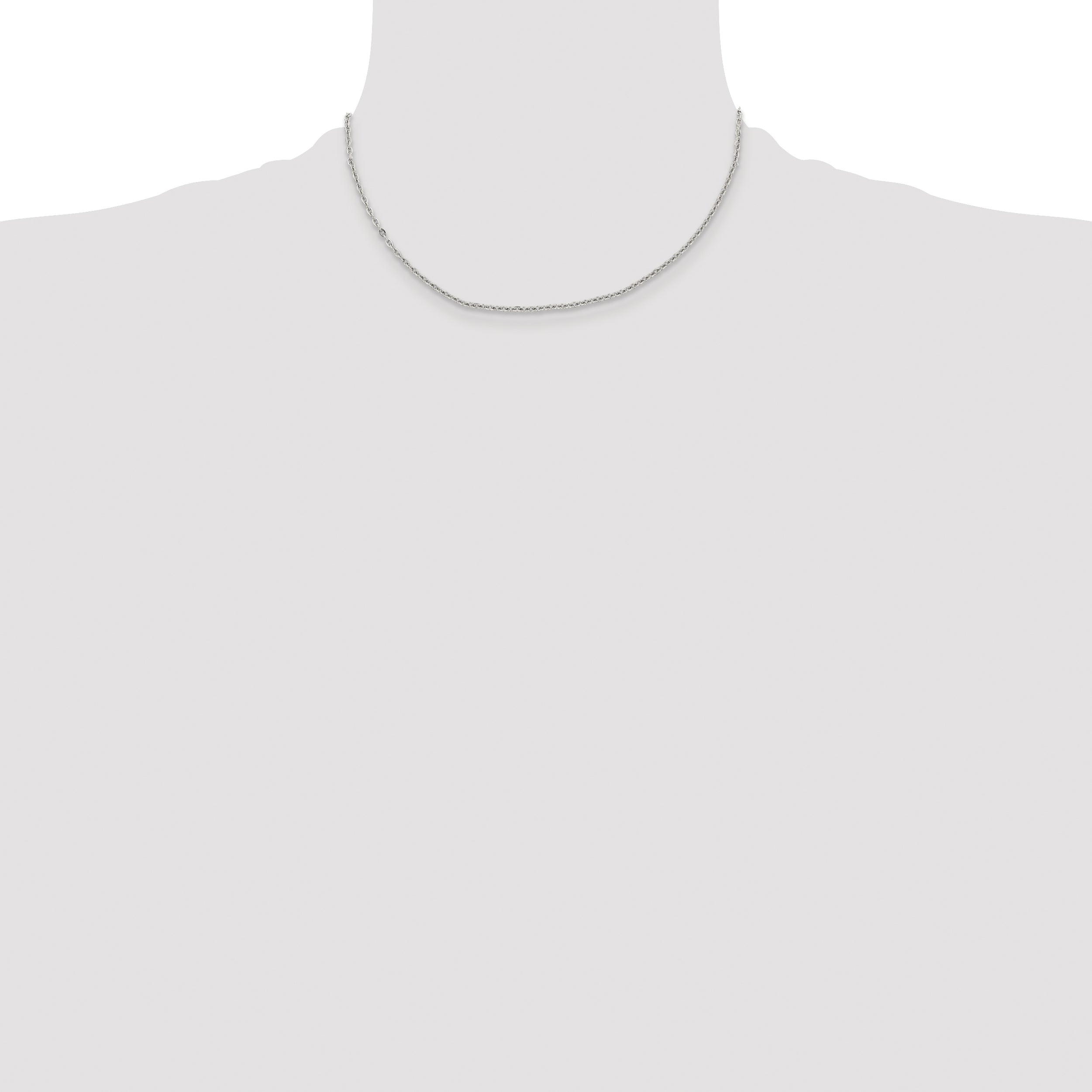 Stainless Steel Cable Chain Necklace 2.3mm