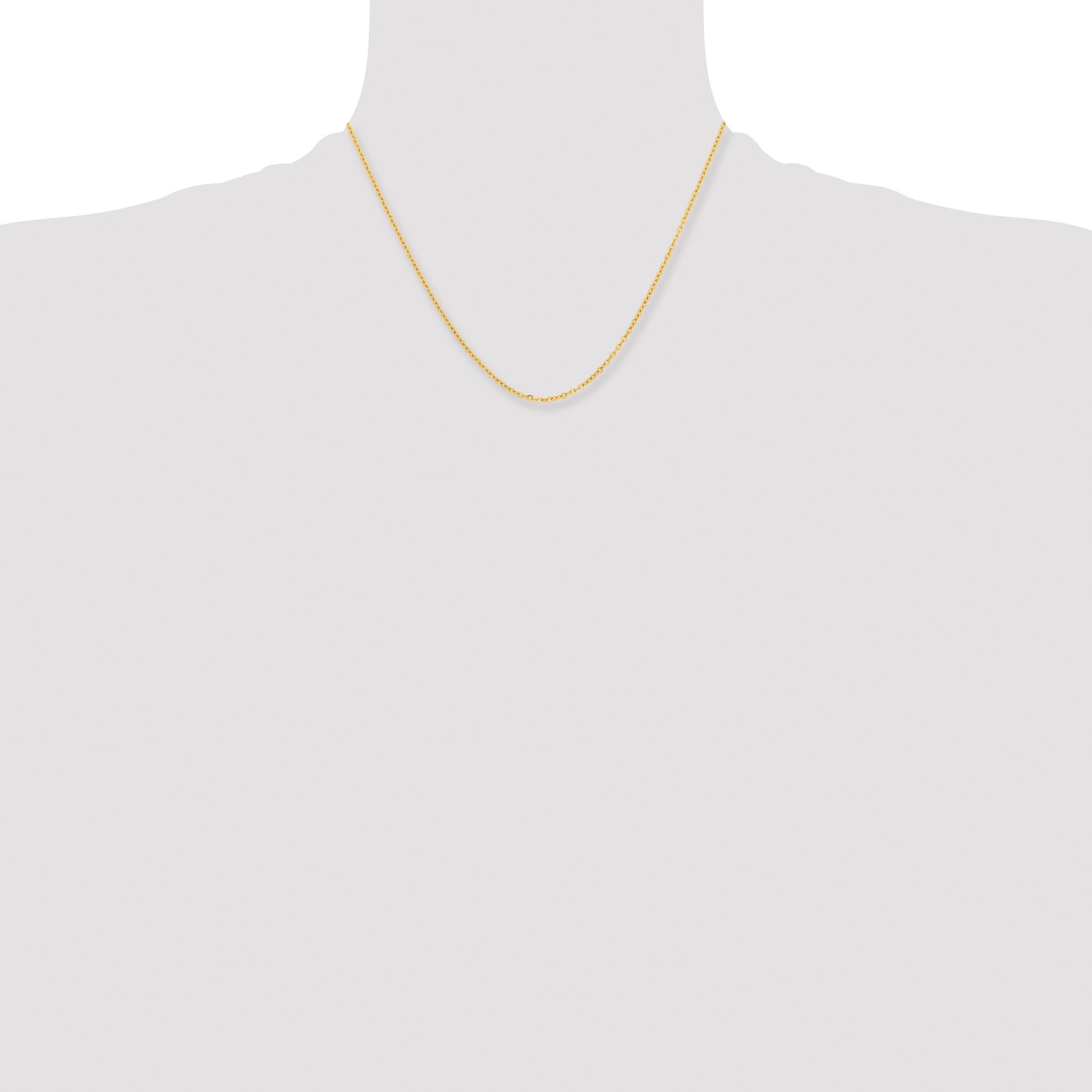 Stainless Steel Cable Chain Necklace 2.3mm