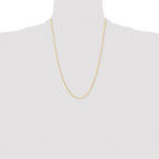 Chisel Stainless Steel Polished Yellow IP-plated 2.3mm Cable Chain