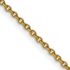Stainless Steel Cable Chain Necklace 2.3mm
