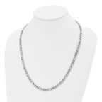 Chisel Stainless Steel Polished 6mm 24 inch Figaro Chain