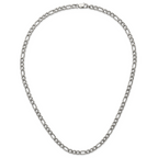 Chisel Stainless Steel Polished 6mm 24 inch Figaro Chain