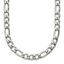 Chisel Stainless Steel Polished 6mm 24 inch Figaro Chain
