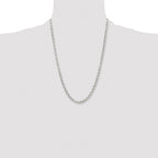 Men's Stainless Steel Rolo Chain Necklace 6mm