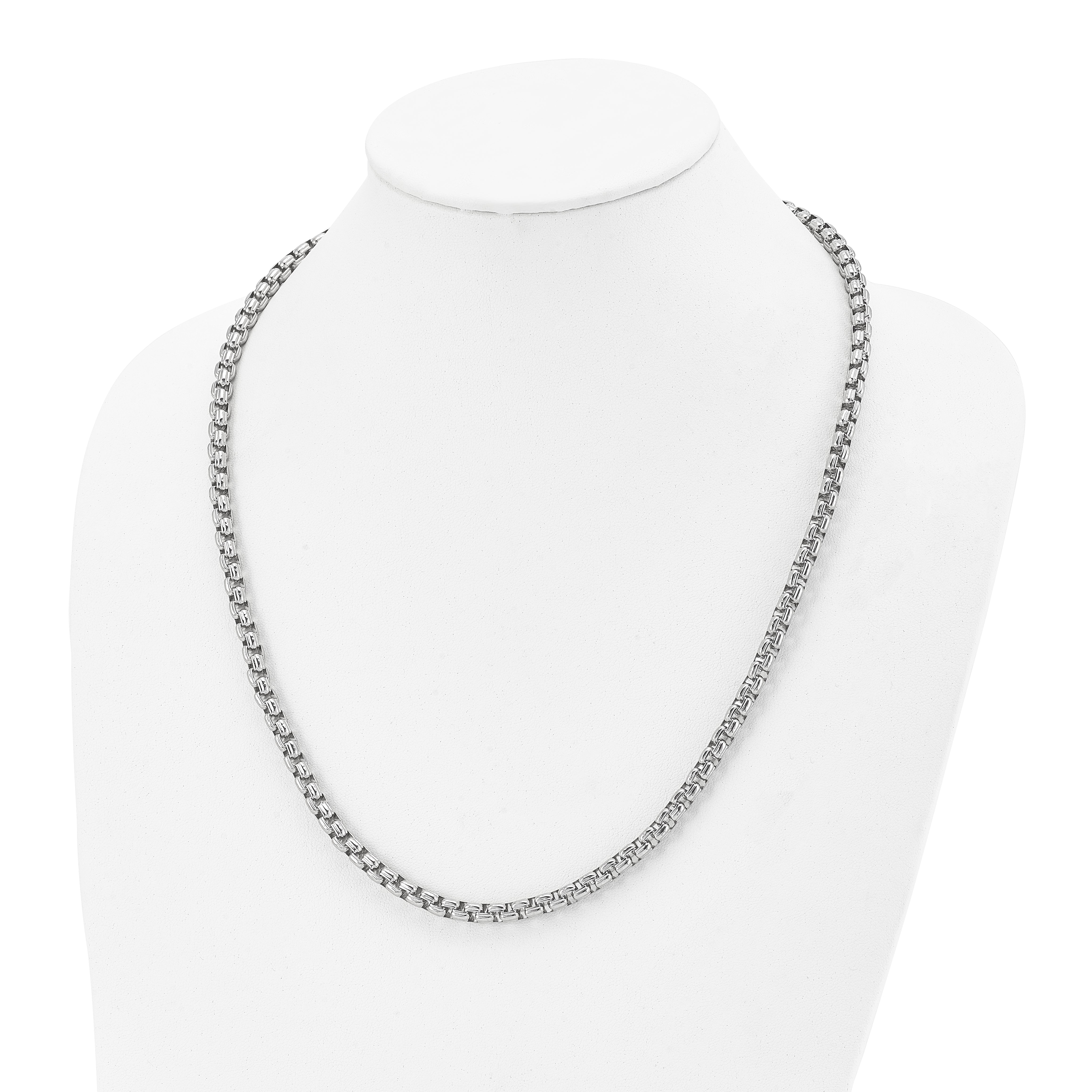 Chisel Stainless Steel Polished 24 inch Fancy Box Chain
