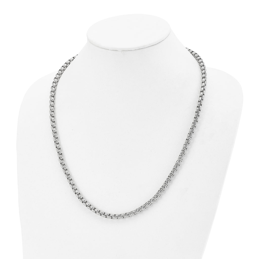 Chisel Stainless Steel Polished 24 inch Fancy Box Chain