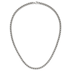 Chisel Stainless Steel Polished 24 inch Fancy Box Chain