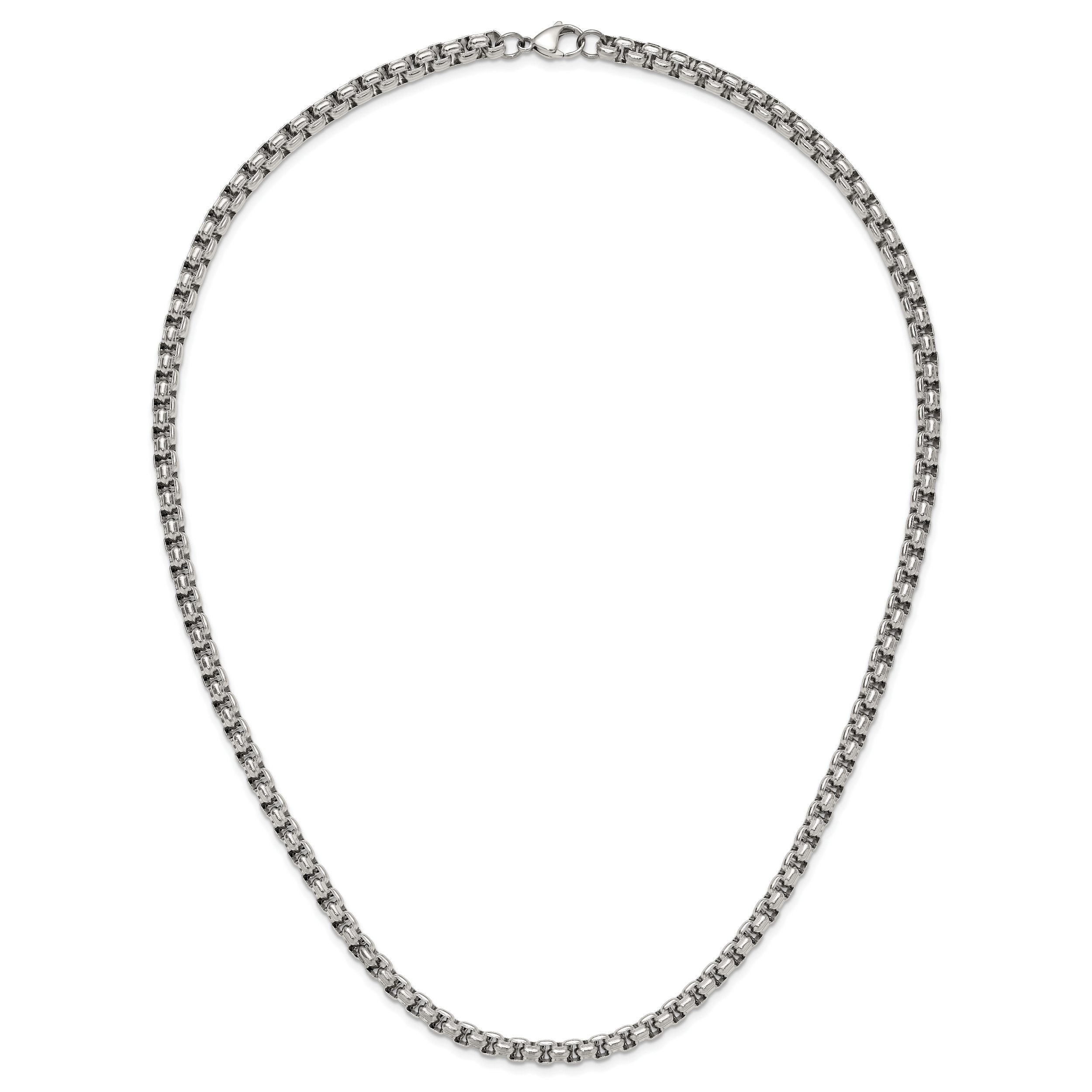 Chisel Stainless Steel Polished 24 inch Fancy Box Chain