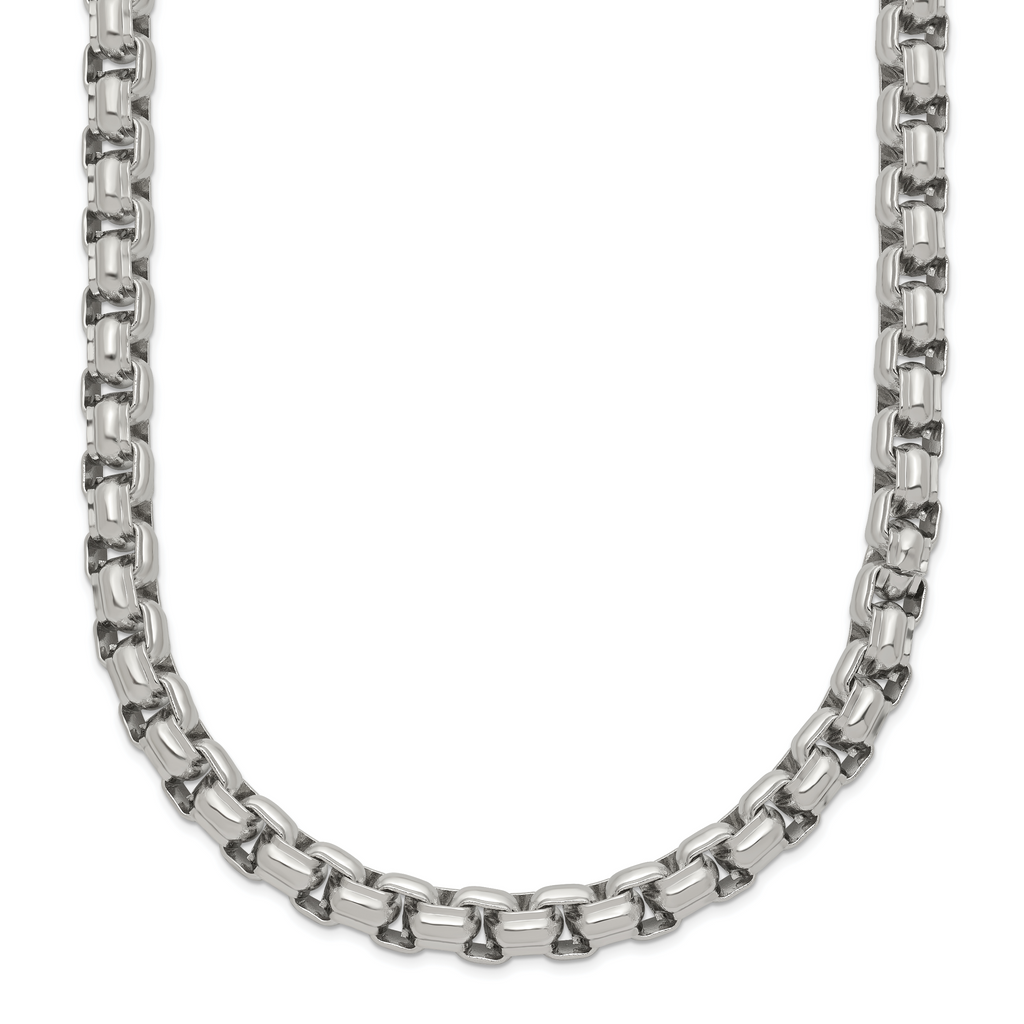 Chisel Stainless Steel Polished 24 inch Fancy Box Chain