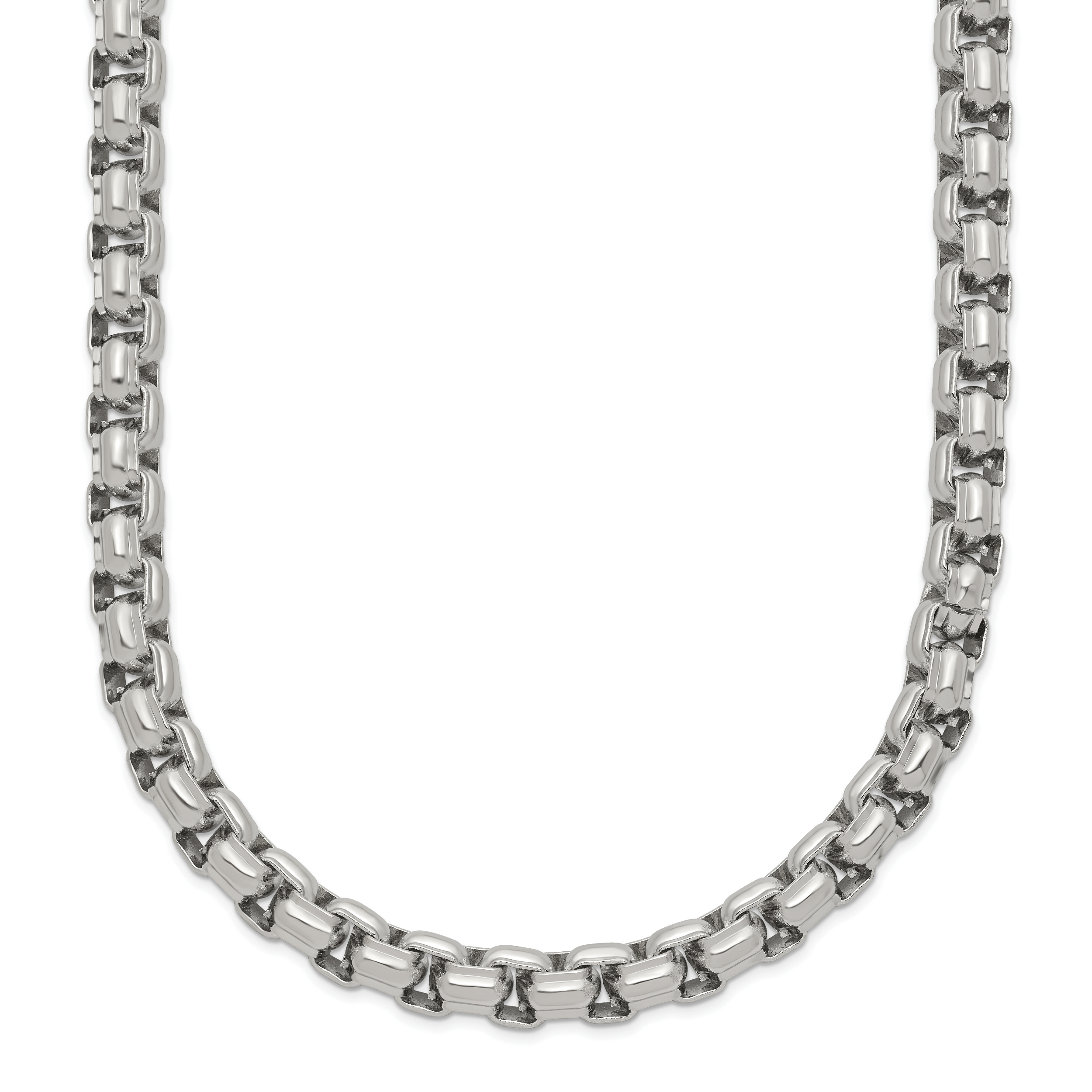 Chisel Stainless Steel Polished 24 inch Fancy Box Chain