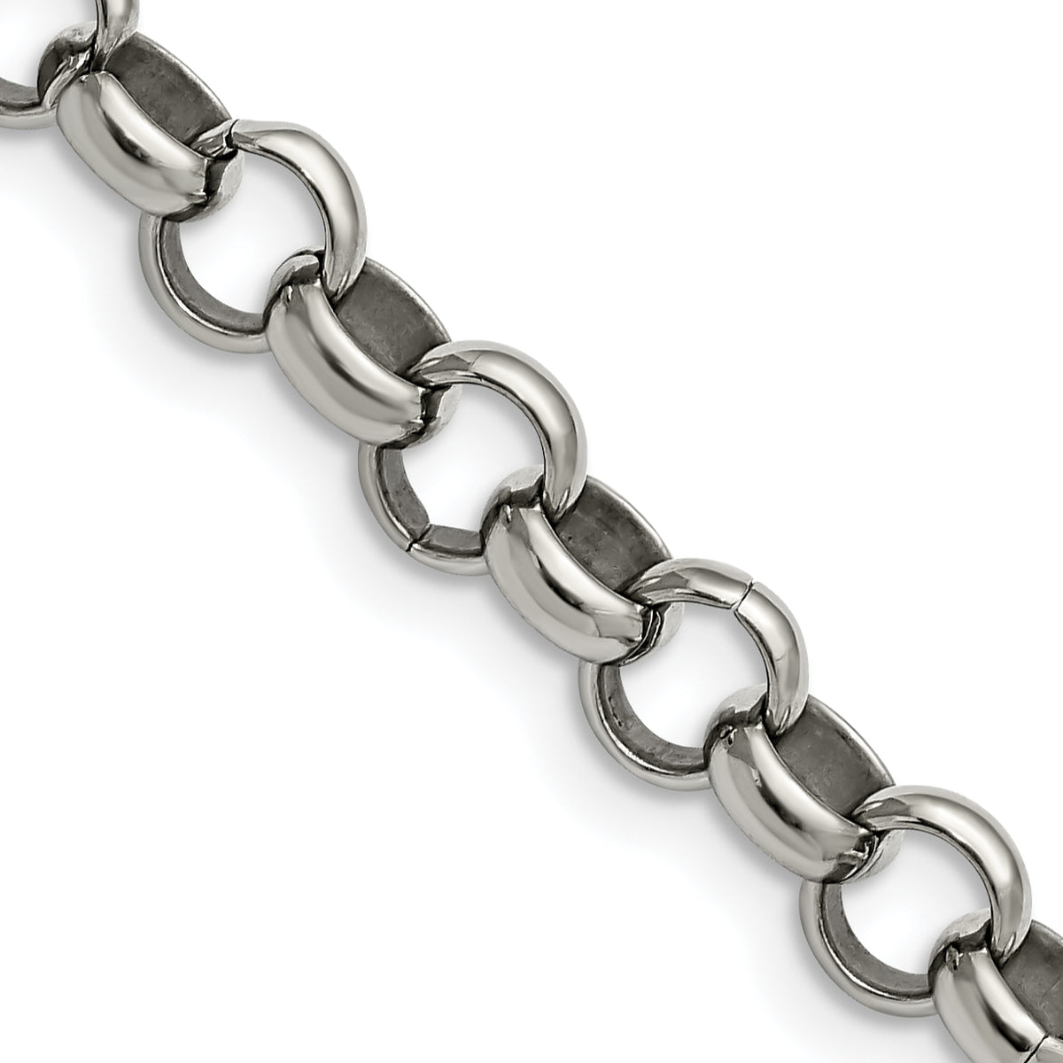 Chisel Stainless Steel Polished 8mm 18 inch Rolo Chain