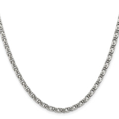 Chisel Stainless Steel Polished 22 inch Fancy Circle Link Chain