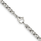 Women's Stainless Steel Open Link Chain Necklace 3.75mm