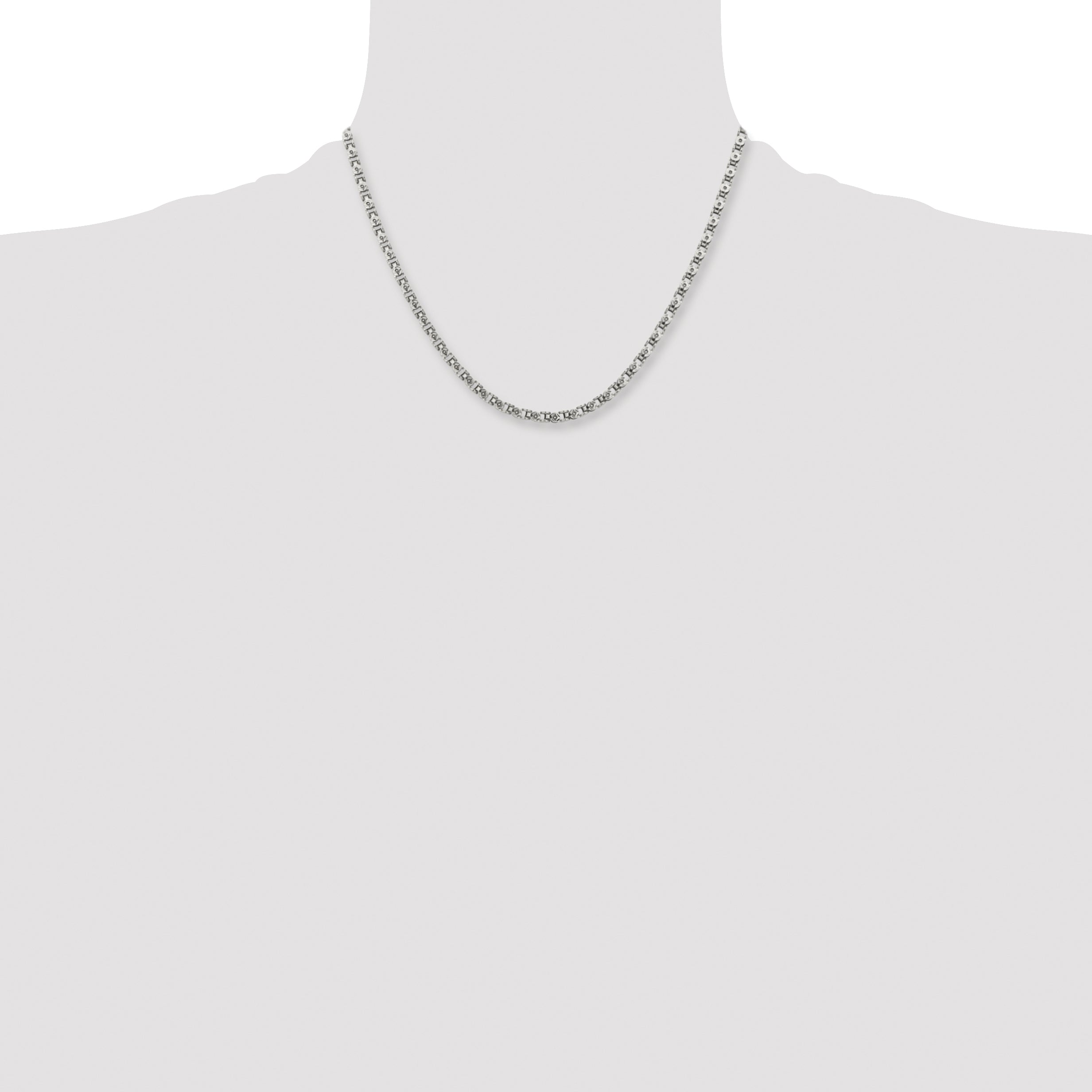 Women's Stainless Steel Open Link Chain Necklace 3.75mm