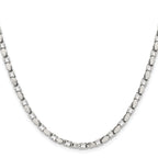 Stainless Steel Polished Fancy Link 22in Chain