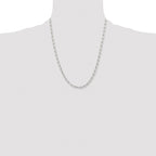 Stainless Steel Polished Fancy Link 22in Chain