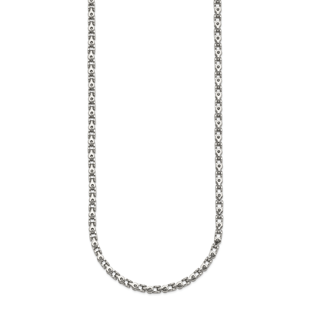 Chisel Stainless Steel Polished Fancy Link Chain