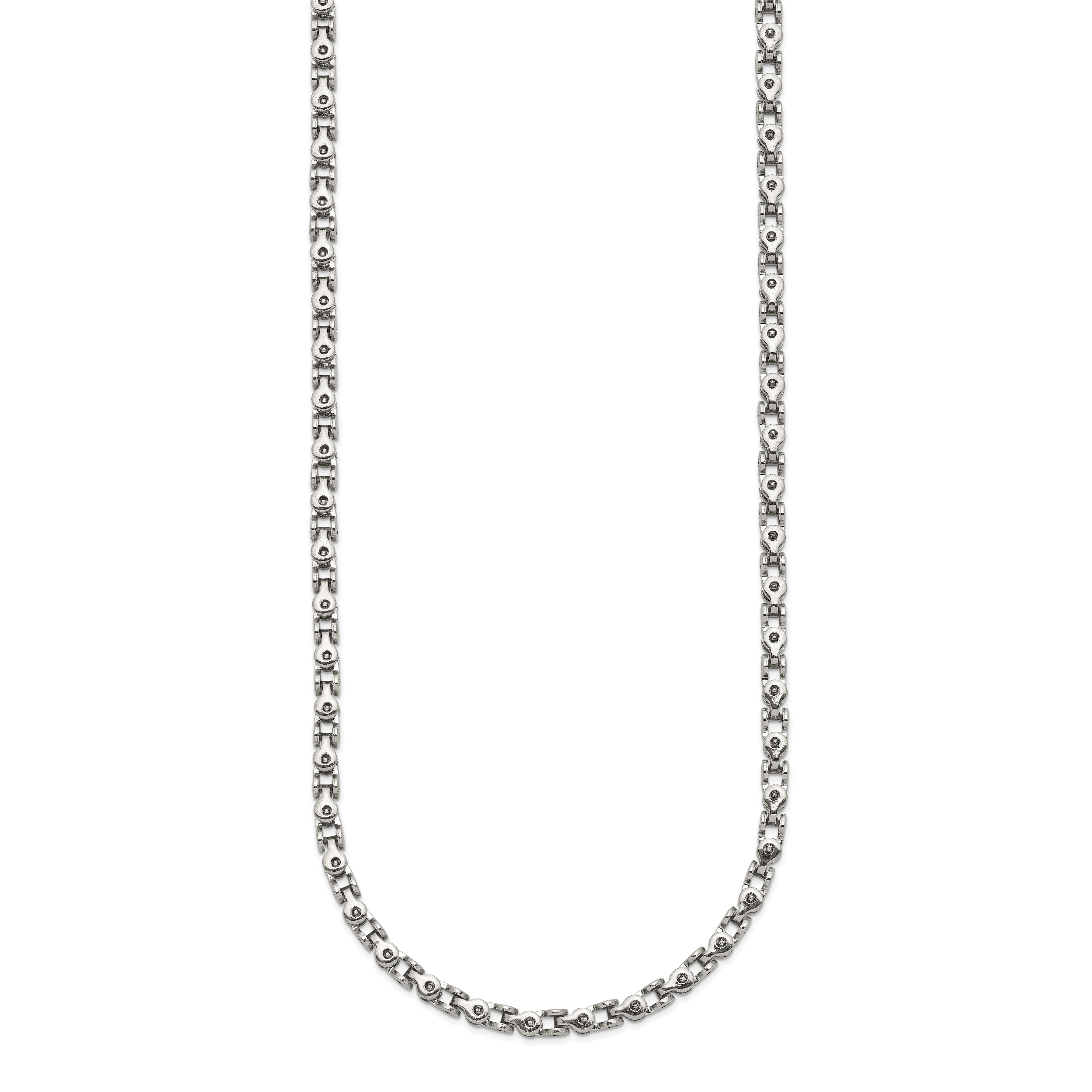 Chisel Stainless Steel Polished Fancy Link Chain