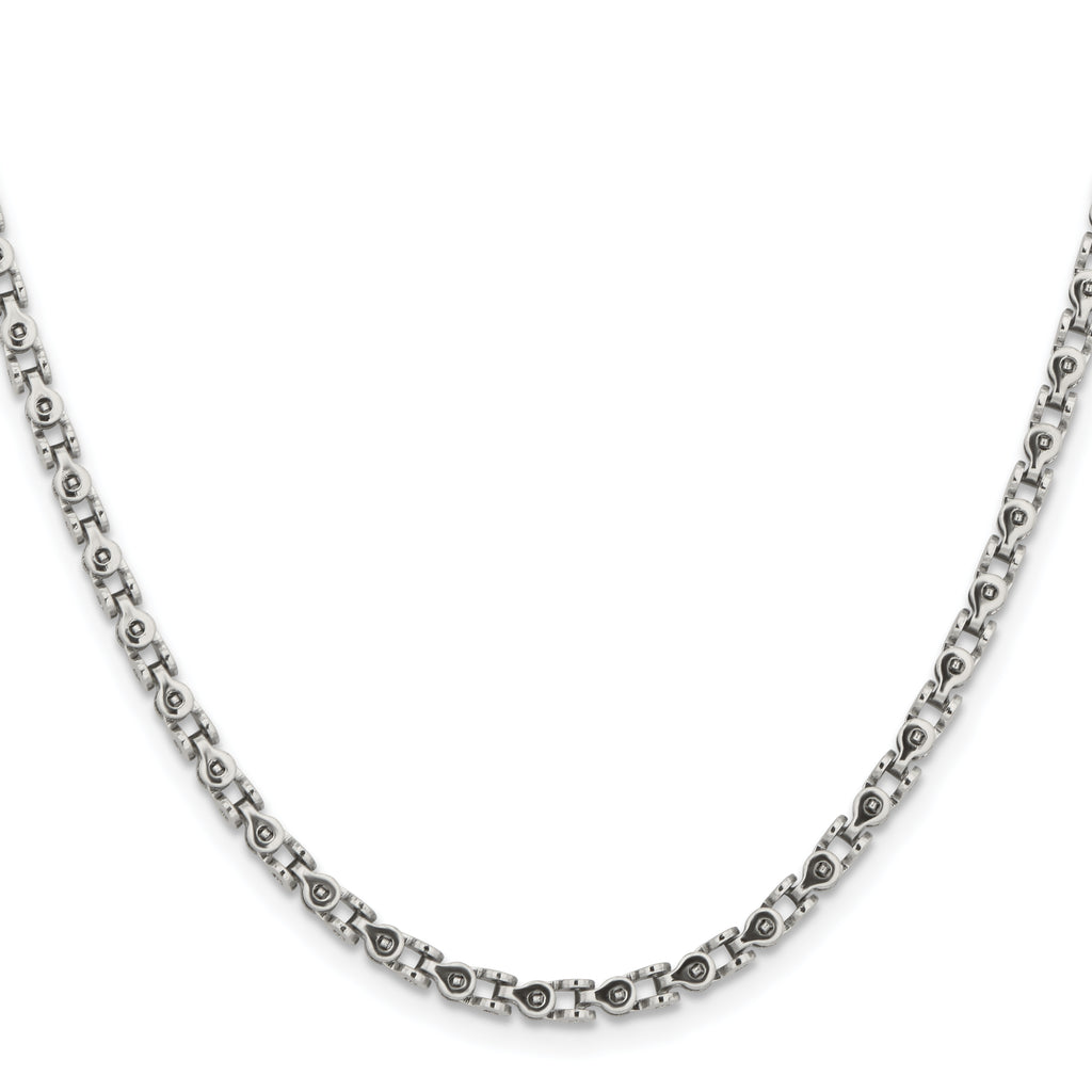 Chisel Stainless Steel Polished Fancy Link Chain