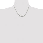 Women's Stainless Steel Open Link Chain Necklace 3.15mm