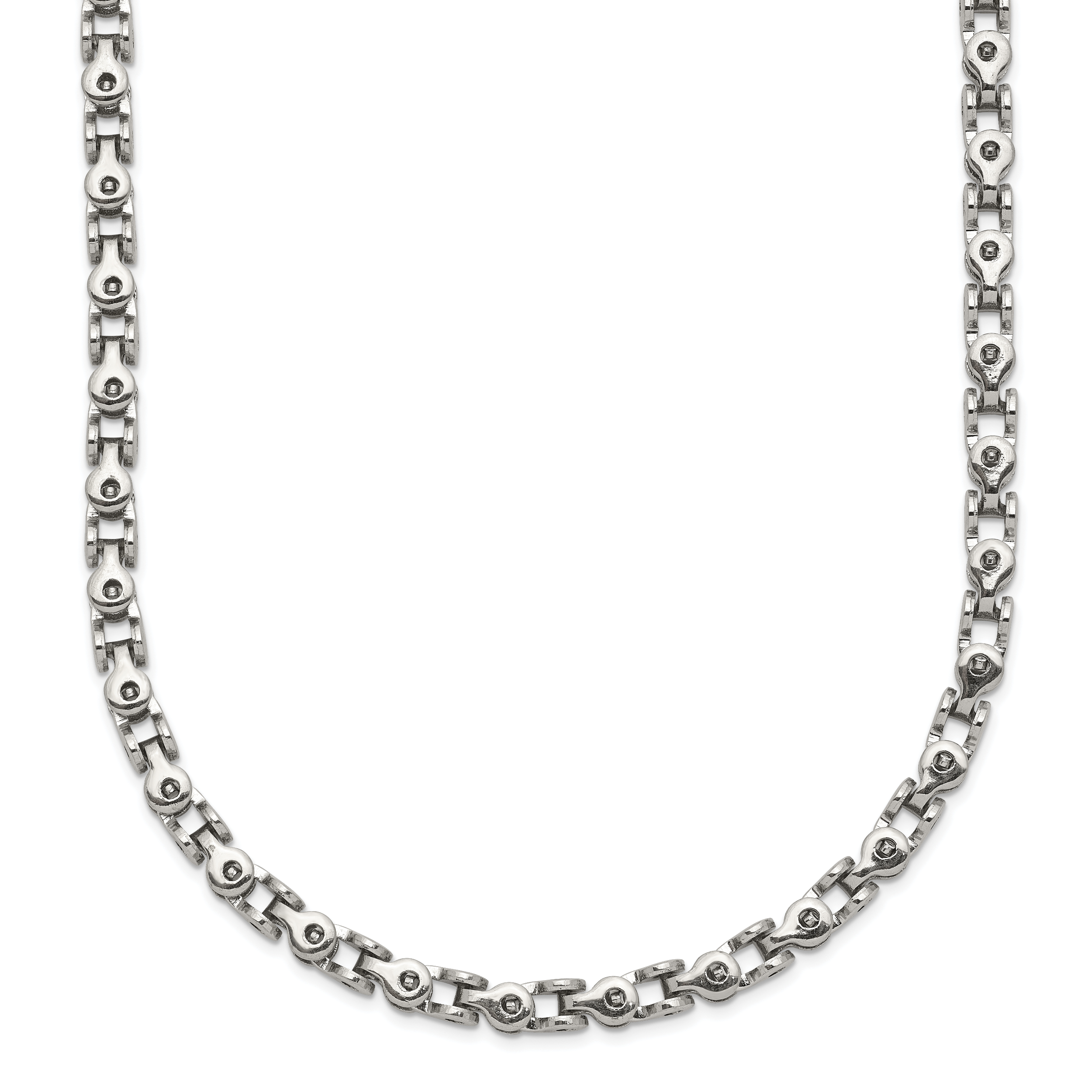 Women's Stainless Steel Open Link Chain Necklace 3.15mm Main image