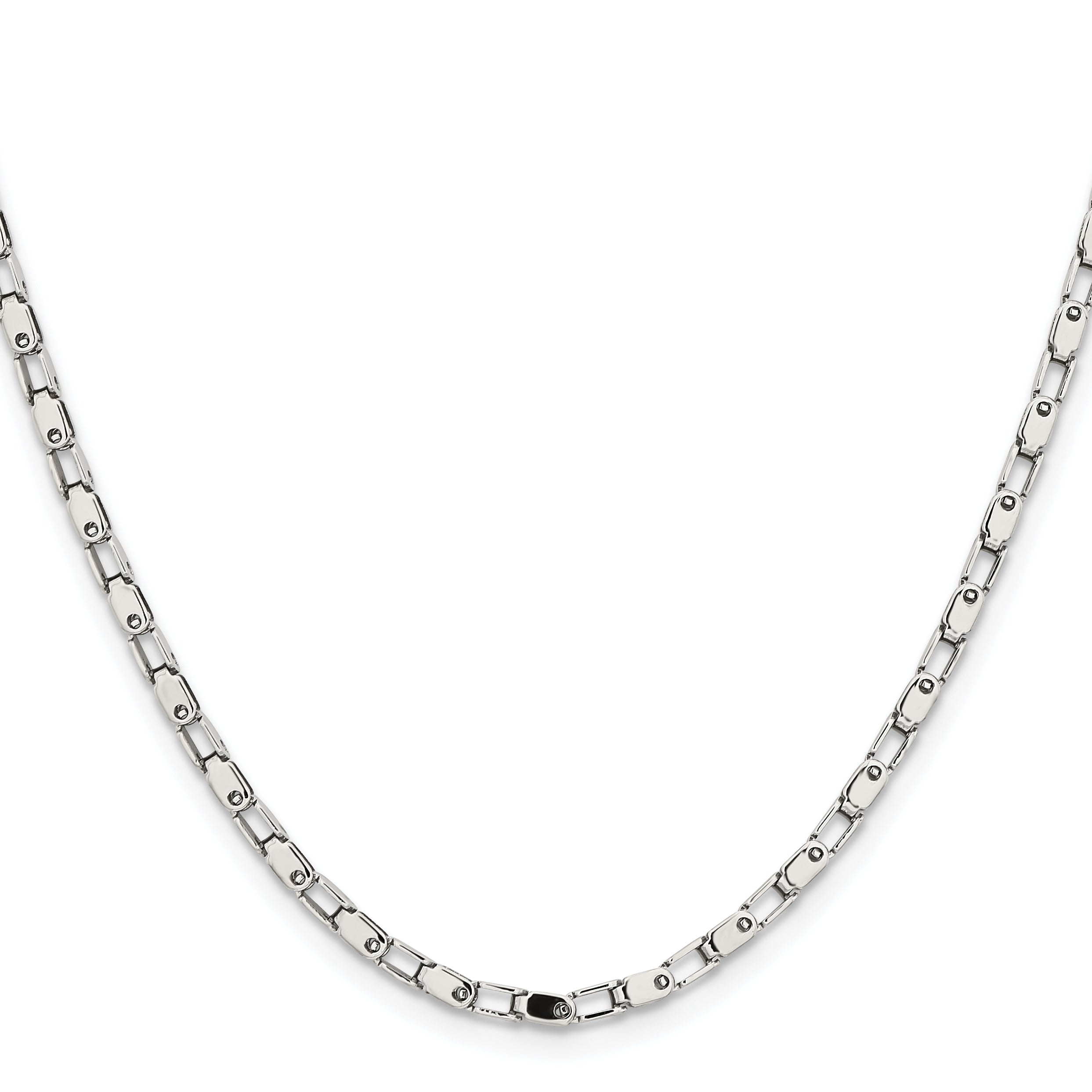 Women's Stainless Steel Open Link Chain Necklace 2.5mm Secondary image
