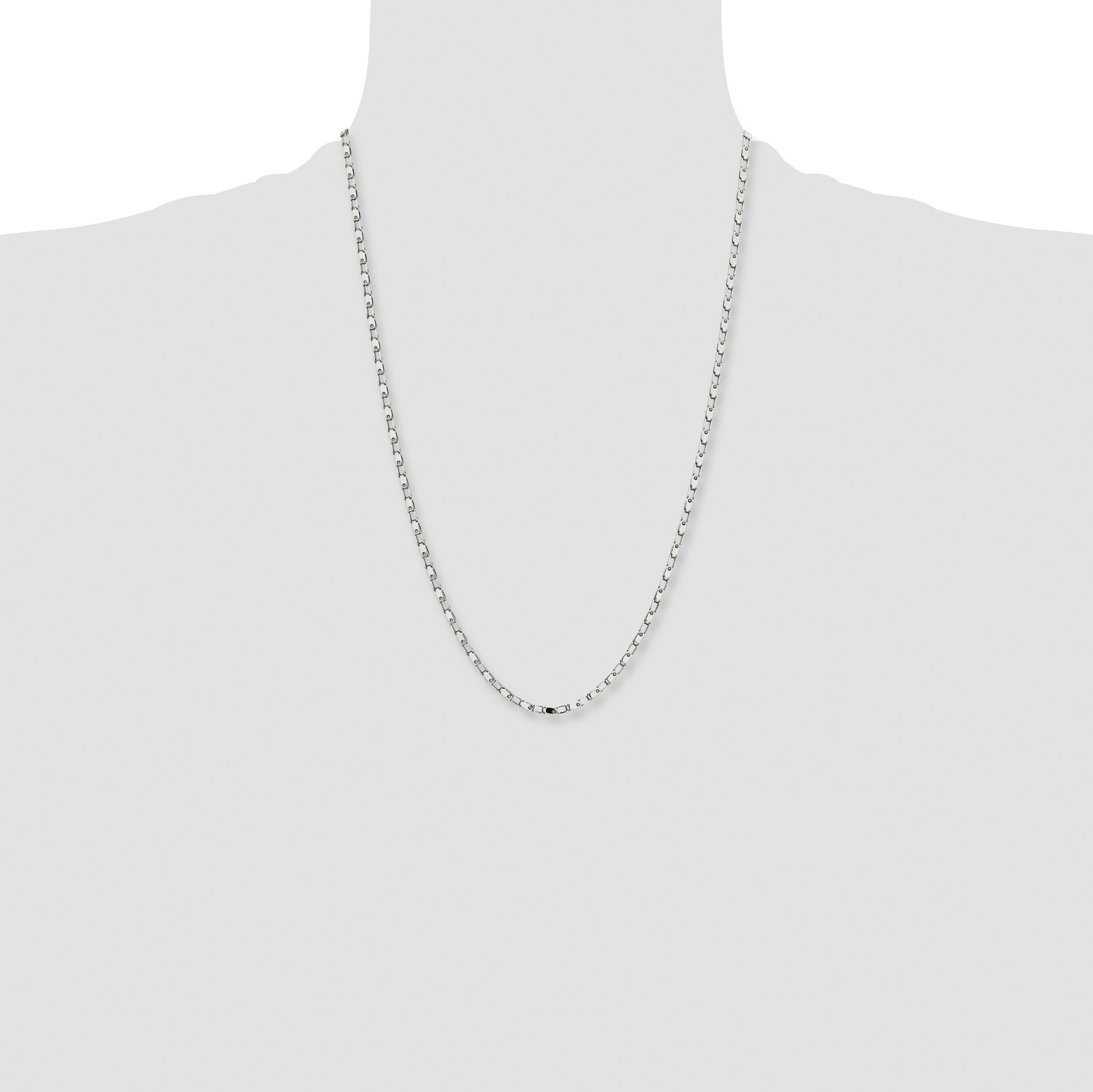 Chisel Stainless Steel Polished Fancy Link Chain